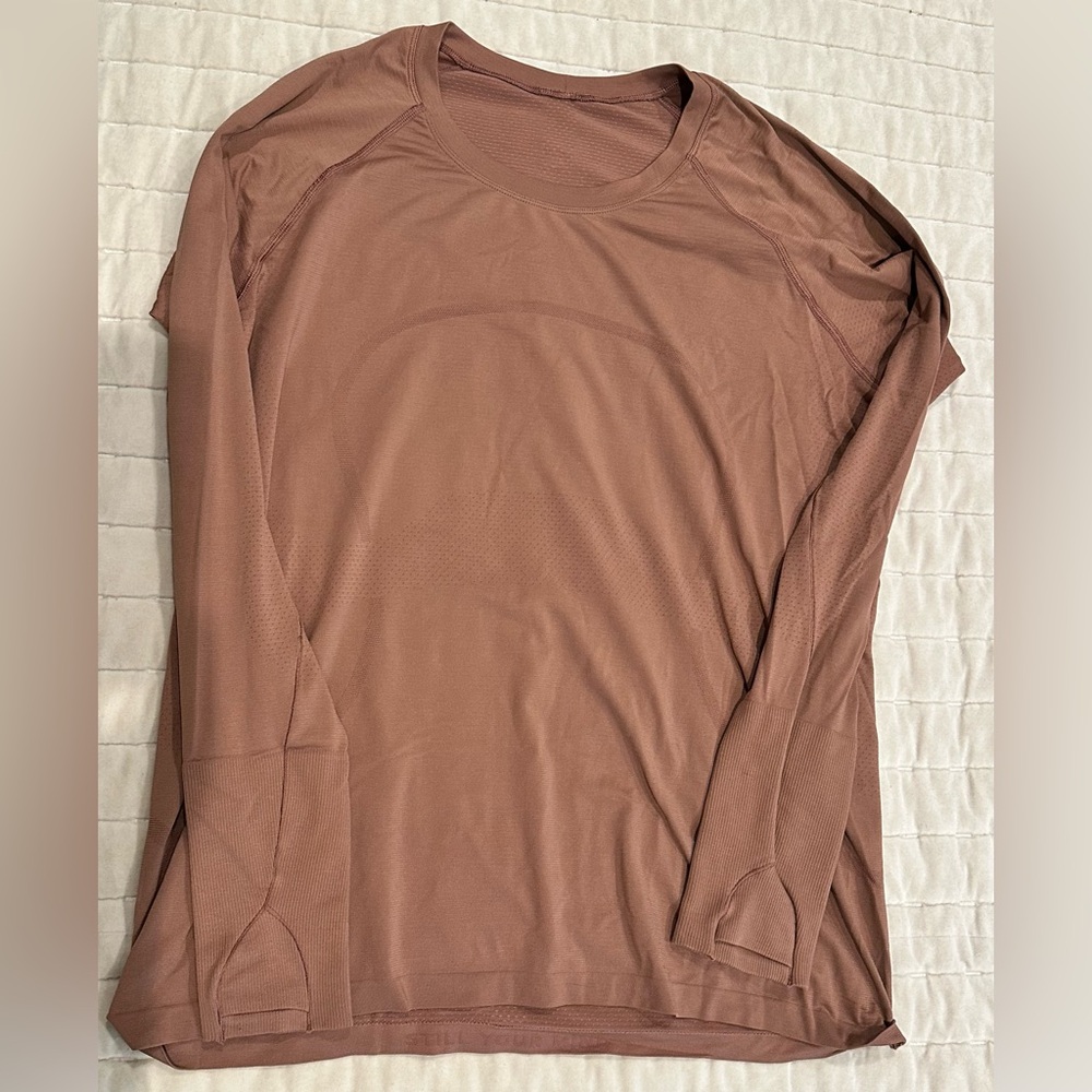 lululemon athletica Long Sleeve Tee - Brown
